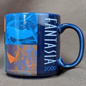 Disney Fantasia 2000 Coffee Mug Mickey Mouse Animation Cells Movie Scenes